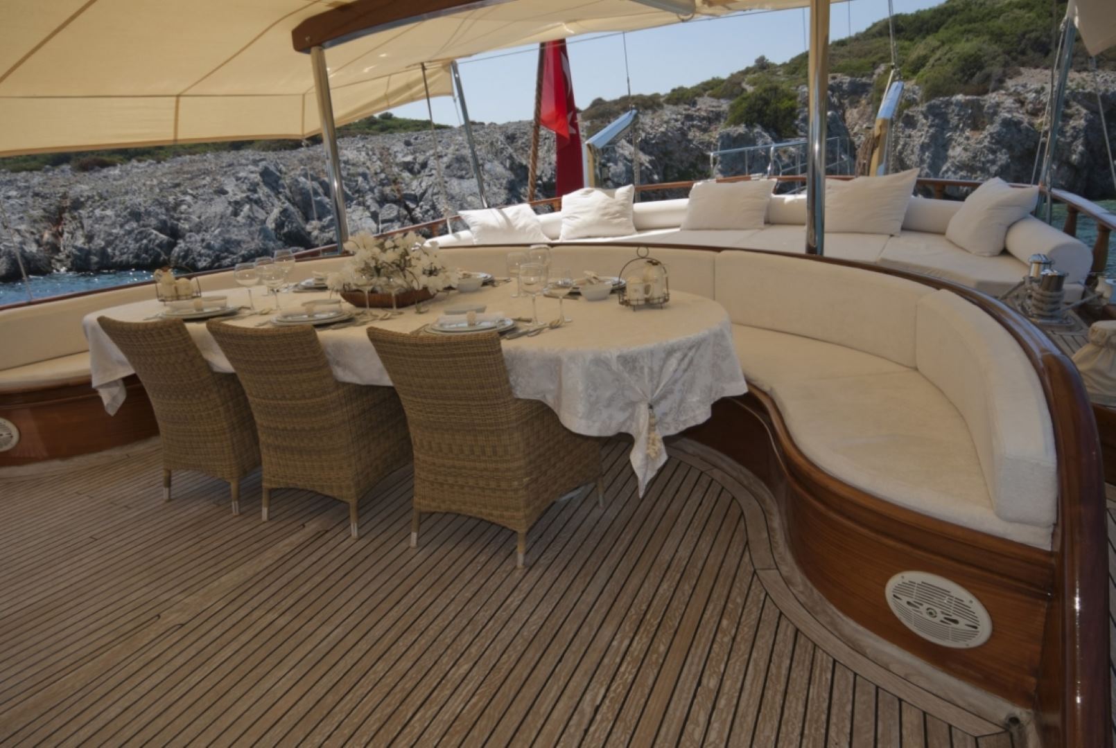Arif Kaptan A Gulet Luxury Bodrum Yacht Charter 6 Cabins Air Condition