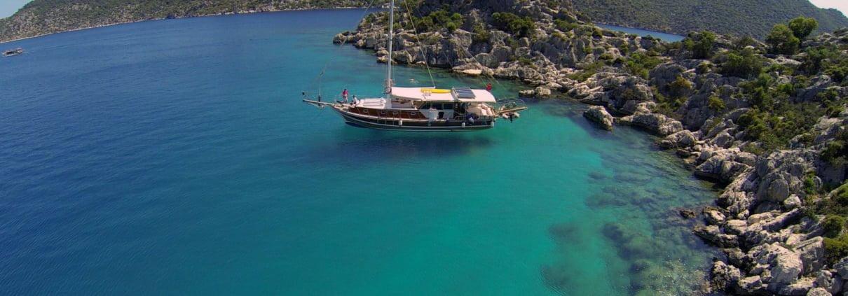 7 Самых Красивых Бухт Района Каш для Голубого Круиза