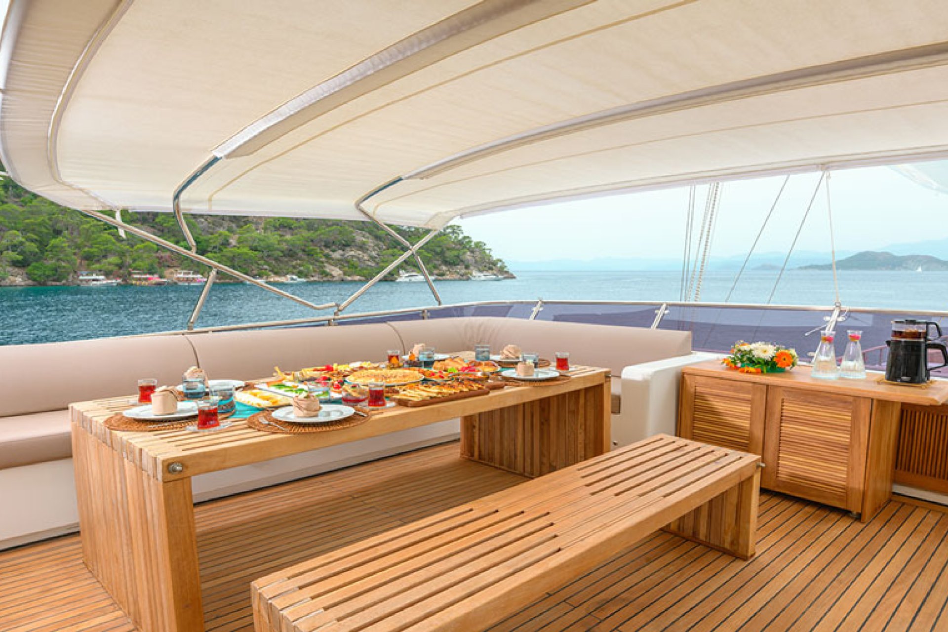 Откройте для себя побережье Турции на личной яхте