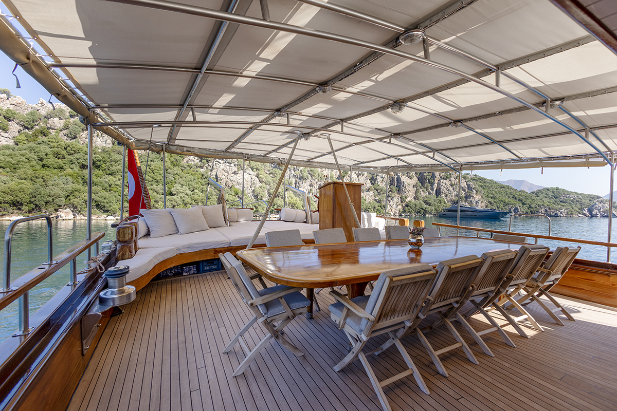 Разница между стандартной и роскошной арендой гулета в Турции