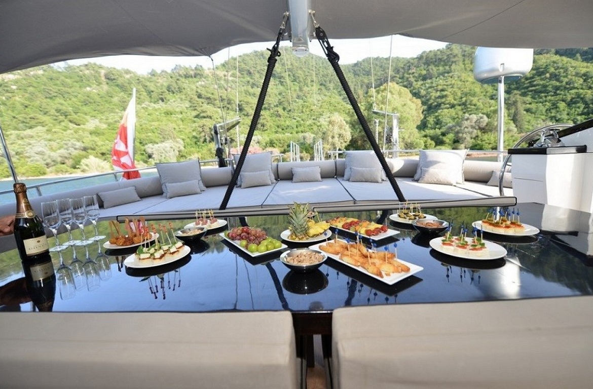 Аренда гулета White Soul из Мармариса на неделю. Частный синий круиз, водные развлечения и уникальный морской отдых ждут вас.